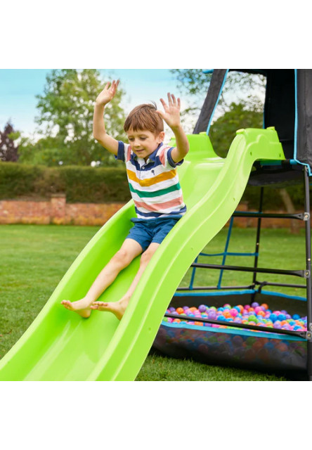 TP Toys Preliezaèka Explorer a zvlnená myk¾avka, hojdaèka a basketbalový kô